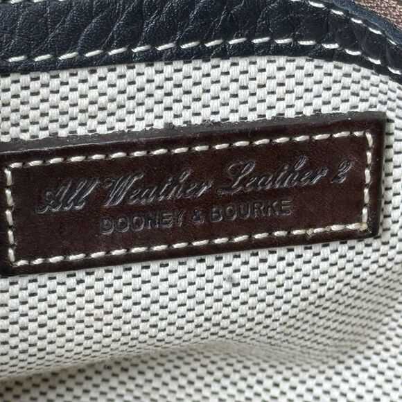 Dooney & Bourke Florentine Mini Shoulder Bag Black Pebble Leather Hobo Y2K Small - Picture 10 of 15